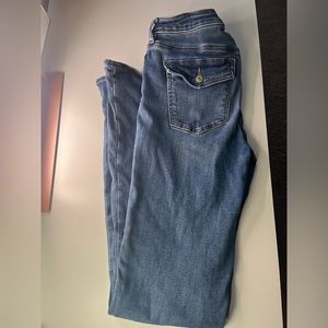 Low rise American eagle flare jeans